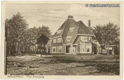 Aerdenhout, Villa Schulpweg ansichtkaart: Aerdenhout, Villa Schulpweg