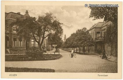 ansichtkaart: Assen, Torenlaan