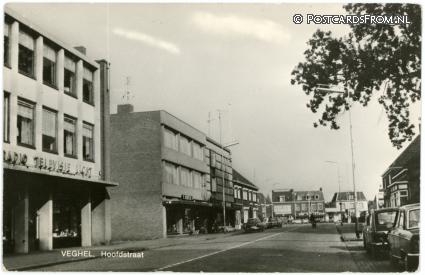 ansichtkaart: Veghel, Hoofdstraat