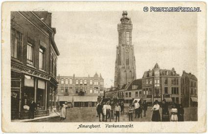ansichtkaart: Amersfoort, Varkensmarkt