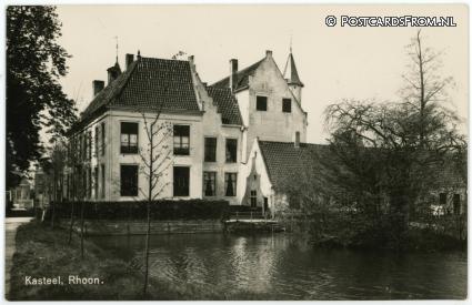 ansichtkaart: Rhoon, Kasteel