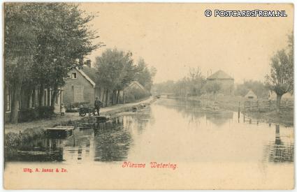 Nieuwe Wetering, -- ansichtkaart: Nieuwe Wetering, --