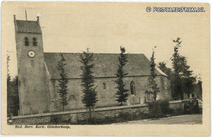 Oldeberkoop, Ned. Herv. Kerk ansichtkaart: Oldeberkoop, Ned. Herv. Kerk