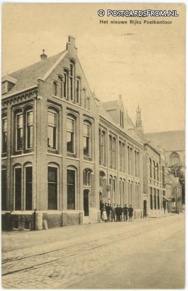 ansichtkaart: Alkmaar, Het nieuwe Rijks Postkantoor
