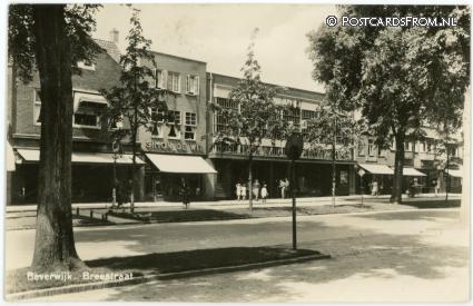 ansichtkaart: Beverwijk, Breestraat