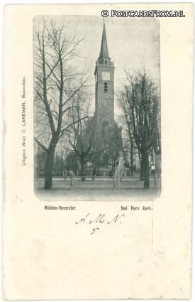 Middenbeemster, Ned. Herv. Kerk ansichtkaart: Middenbeemster, Ned. Herv. Kerk