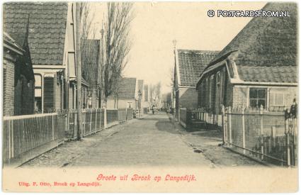 Broek op Langedijk, Groete uit ansichtkaart: Broek op Langedijk, Groete uit