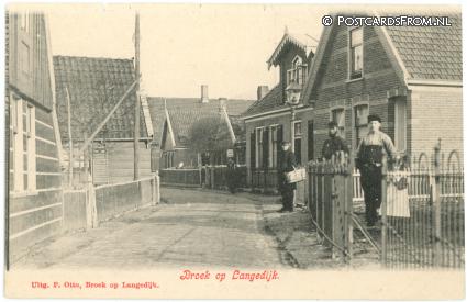 Broek op Langedijk, -- ansichtkaart: Broek op Langedijk, --
