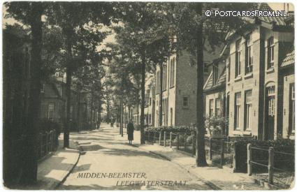 ansichtkaart: Middenbeemster, Leegwaterstraat