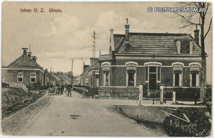 Ulrum, Intree O.Z. ansichtkaart: Ulrum, Intree O.Z.