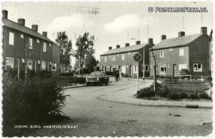 Ulrum, Burg. Harteveltstraat ansichtkaart: Ulrum, Burg. Harteveltstraat