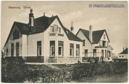 Ulrum, Heereweg ansichtkaart: Ulrum, Heereweg