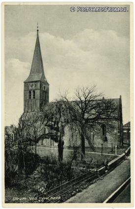 ansichtkaart: Ulrum, Ned. Herv. Kerk