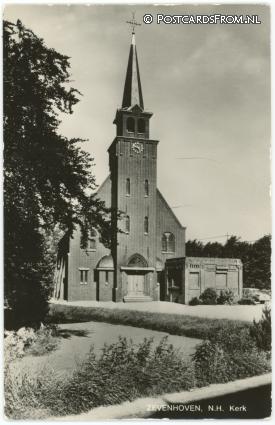 ansichtkaart: Zevenhoven, N.H. Kerk