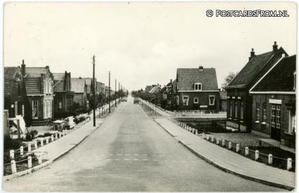 Zuid-Beijerland, Oranjeweg ansichtkaart: Zuid-Beijerland, Oranjeweg