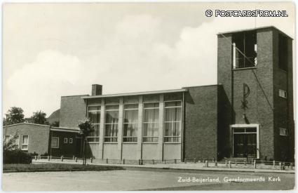 Zuid-Beijerland, Gereformeerde Kerk ansichtkaart: Zuid-Beijerland, Gereformeerde Kerk