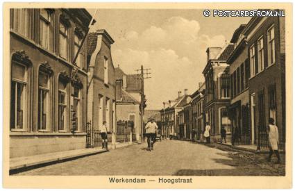 ansichtkaart: Werkendam, Hoogstraat