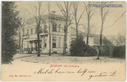 ansichtkaart: Zuidbroek, Villa Vredenburg