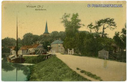 ansichtkaart: Winsum FR, Kerkeburen