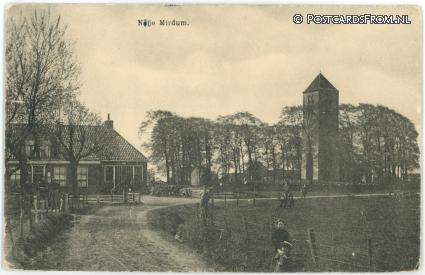 ansichtkaart: Nijemirdum, Kerk