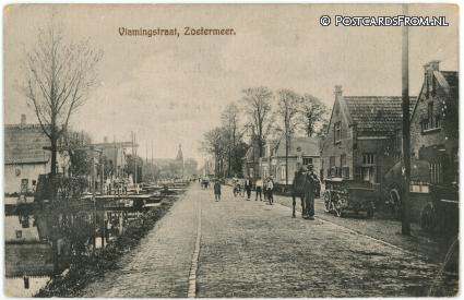 Zoetermeer, Vlamingstraat ansichtkaart: Zoetermeer, Vlamingstraat