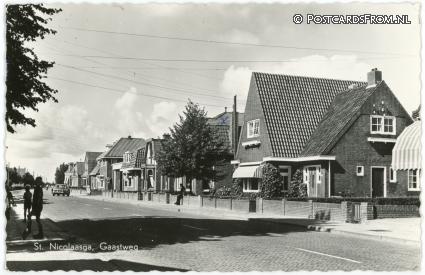 ansichtkaart: Sint Nicolaasga, Gaastweg