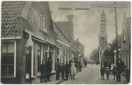 Oldeboorn, Kerkeburen ansichtkaart: Oldeboorn, Kerkeburen
