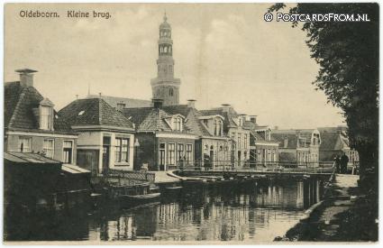 Oldeboorn, Kleine brug ansichtkaart: Oldeboorn, Kleine brug