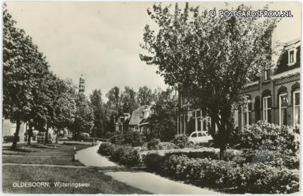 Oldeboorn, Wjiteringswei ansichtkaart: Oldeboorn, Wjiteringswei