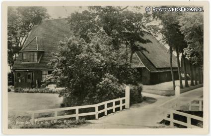 ansichtkaart: Oude Bildtzijl, ? Oude Bildtdijk. Boerderij Palsma