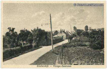 ansichtkaart: Hooge Zwaluwe, Zoutendijk