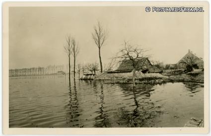 ansichtkaart: Hooge Zwaluwe, 1 Februari 1953