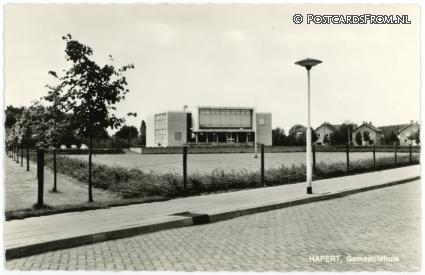 Hapert, Gemeentehuis ansichtkaart: Hapert, Gemeentehuis