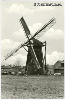 Hapert, Korenmolen Ao. ca. 1900 ansichtkaart: Hapert, Korenmolen Ao. ca. 1900