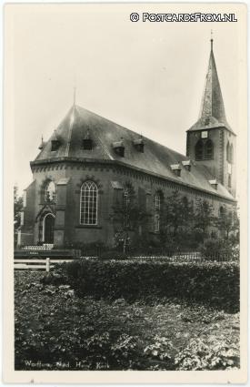 ansichtkaart: Warffum, Ned. Herv. Kerk