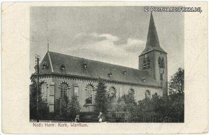 ansichtkaart: Warffum, Ned. Herv. Kerk