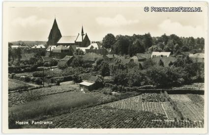 Heeze, Panorama ansichtkaart: Heeze, Panorama