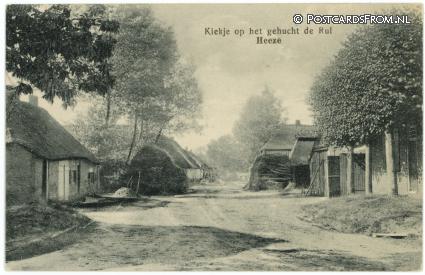 Heeze, Kiekje op het gehucht de Rul ansichtkaart: Heeze, Kiekje op het gehucht de Rul