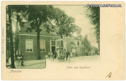 Monster, Plein met Raadhuis ansichtkaart: Monster, Plein met Raadhuis
