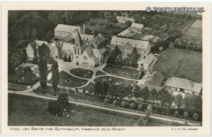 ansichtkaart: Heeswijk-Dinther, Heeswijk. Abdy van Berne met Gymnasium