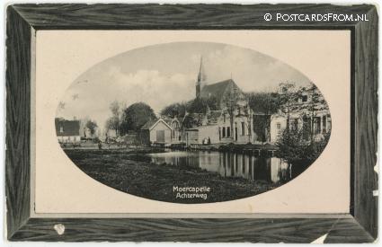 ansichtkaart: Moerkapelle, Achterweg