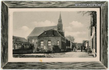 ansichtkaart: Moerkapelle, Verlengde Dorpstraat