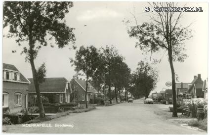 ansichtkaart: Moerkapelle, Bredeweg