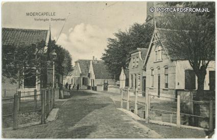 ansichtkaart: Moerkapelle, Verlengde Dorpstraat