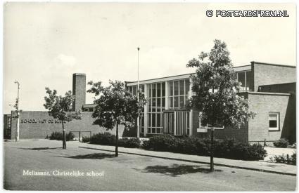 Melissant, Christelijke school ansichtkaart: Melissant, Christelijke school