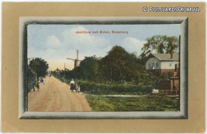 ansichtkaart: Rozenburg ZH, Jachthuis met Molen