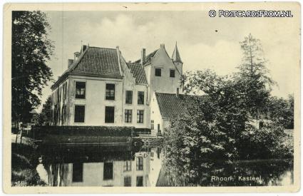 ansichtkaart: Rhoon, Kasteel