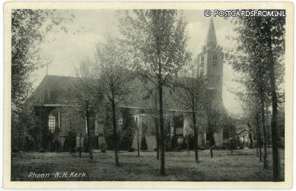 ansichtkaart: Rhoon, N.H. Kerk