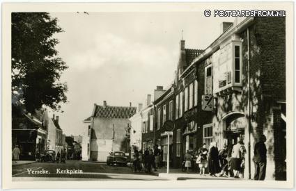 Yerseke, Kerkplein ansichtkaart: Yerseke, Kerkplein