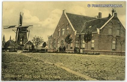 Yerseke, 'Vredelust' Huis voor armenzorg ansichtkaart: Yerseke, 'Vredelust' Huis voor armenzorg
